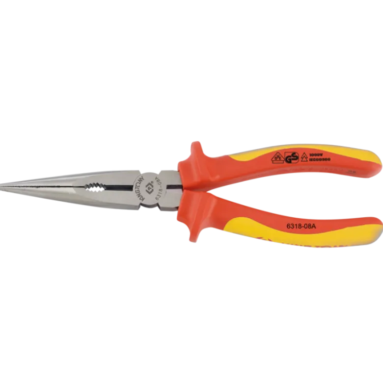 Pince À Becs Demi-Ronds 200Mm Isolées Vde En60900 King Tony - 631808A