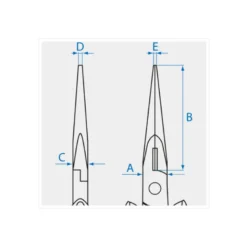 Pince À Becs Demi-Ronds 154Mm King Tony - 636706