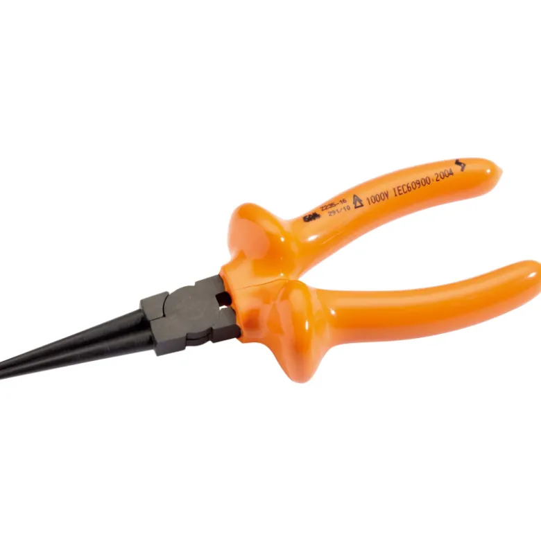 Pince Becs Ronds Isolee 1000 Volts SAM Outillage - Z-235-16
