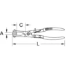 Pince à collier verrouillable, Dimensions : 216 X 71 X 60 - KS TOOLS 115.1042