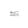 Pince Coupante Diag.Bimat. Ressort 165 Mm Avec Clip Inox Fme SAM Outillage - 232-R16G-FME