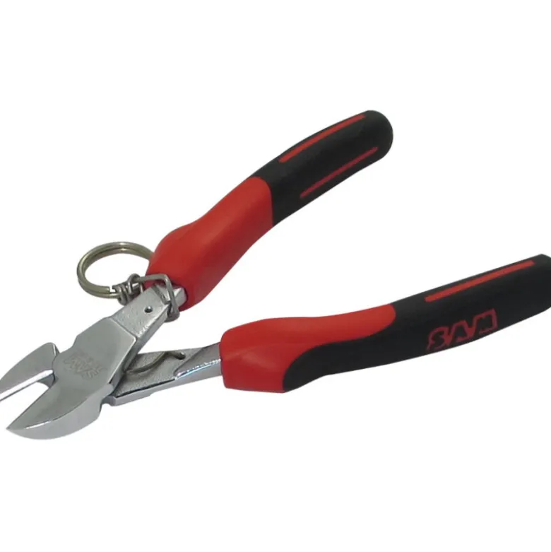 Pince Coupante Diag.Bimat. Ressort 165 Mm Avec Clip Inox Fme SAM Outillage - 232-R16G-FME