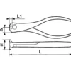 Pince Coupante En Bout Bimat. Ressort 160 Avec Clip Inox Fme SAM Outillage - 230-R16G-FME