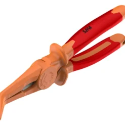 Pince Demi-Ronde Coudee Isolee 1000 Volts En Composite SAM Outillage - Z-239-C