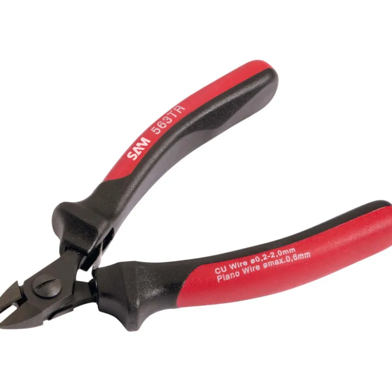 Pince Electronique Coupante Diagonale Bi-Matiere SAM Outillage - 563-TR