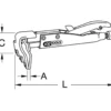 Pince étau Mâchoire large et plate pour carrossier KS TOOLS 115.1080