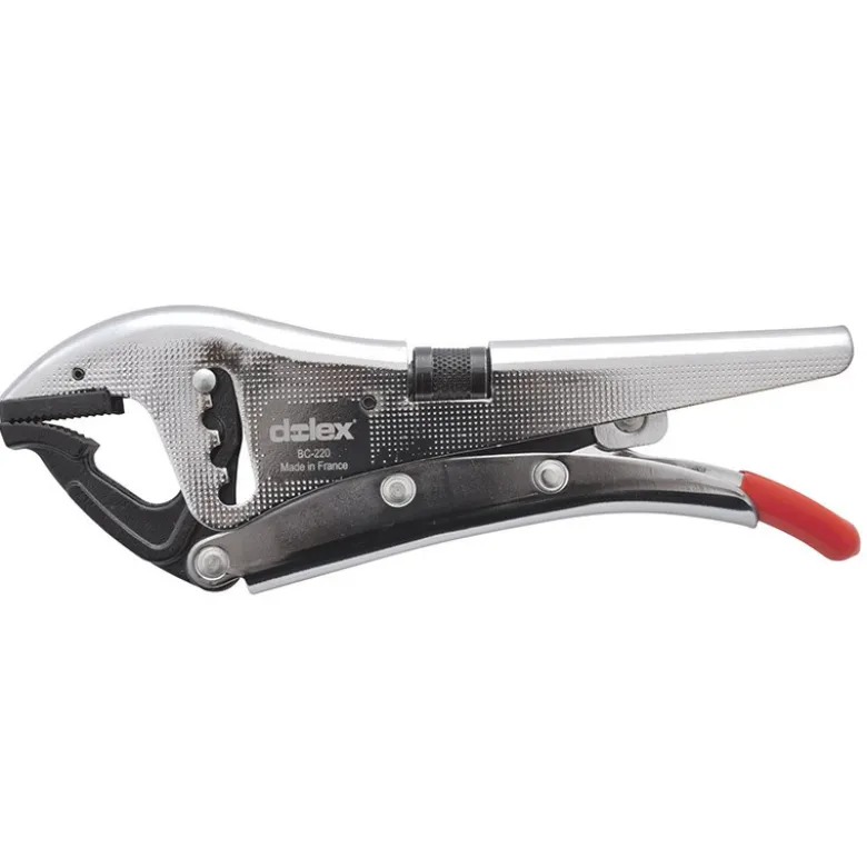 Pince-étau 220 mm Grande capacité Crémaillère 4 positions Dolex BC220