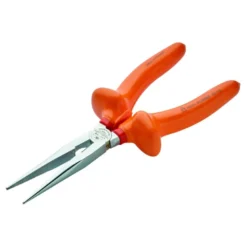 Pince telephone isolee a longs becs demi ronds droits premium CLAS OE 0526