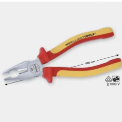 Pince universelle isolée L185mm BRILLIANT TOOLS - BT068011
