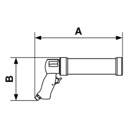 Pistolet à extruder à cartouche Prevost TCG C300