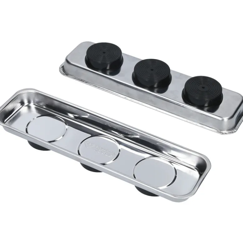 Plateaux magnétiques en inox 65x226mm 2pcs BRILLIANT TOOLS - BT691155