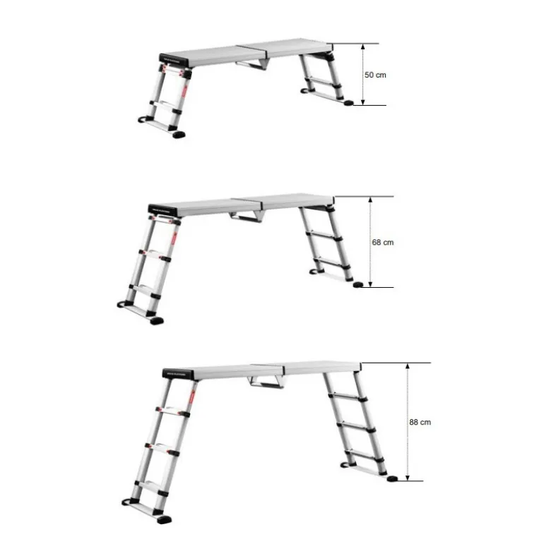 Plate-forme de travail télescopique Solid Line TELESTEPS 61209