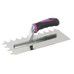 Platoir à colle INOX denture Demi-Lune R 10 mm SIDAMO