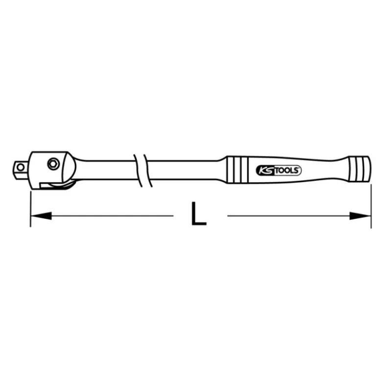 Poignée articulée 1/2" longue 600 mm Ultimate KS TOOLS 922.1303