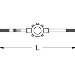 Porte-filières longueurs : 200mm, 225mm, 280mm, 315mm, 450mm - KS TOOLS