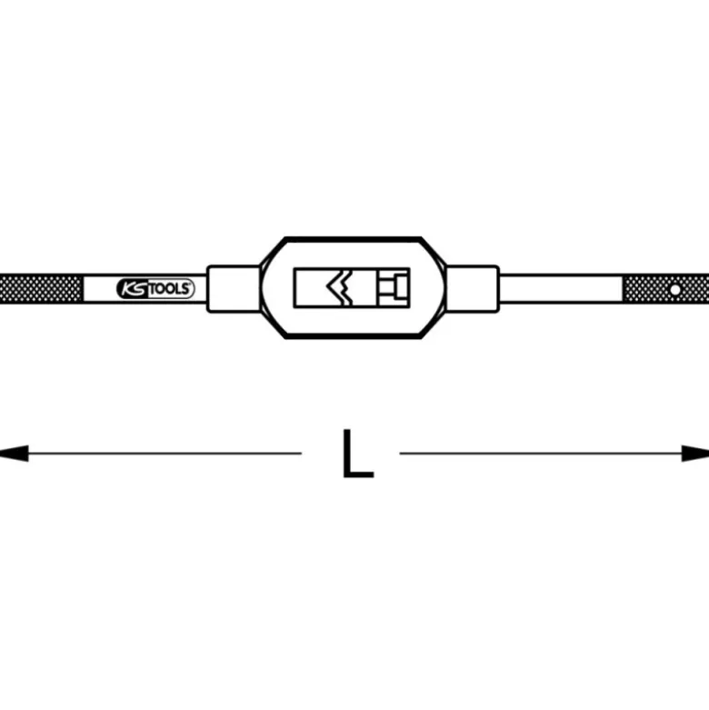 Porte-tarauds tourne à gauche KS TOOLS