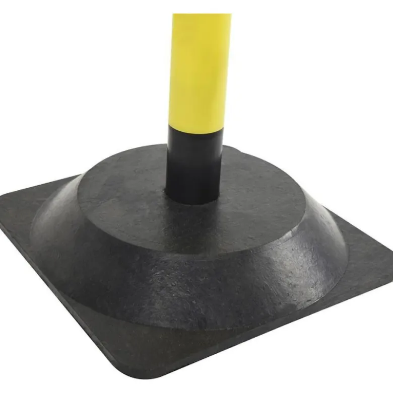 Poteau signalisation jaune et noir ø40mm CLAS EG 0014N