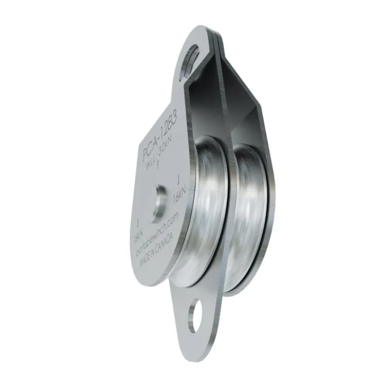 Poulie double à côtés oscillants Ø76mm Portable Winch - PCA-1283