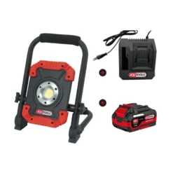 Projecteur Led de Chantier avec Batterie 18V 4Ah et Chargeur KS TOOLS - 150.4358F-A1