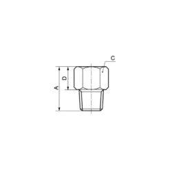 Prolongateur mâle / femelle cylindrique A5 Prevost