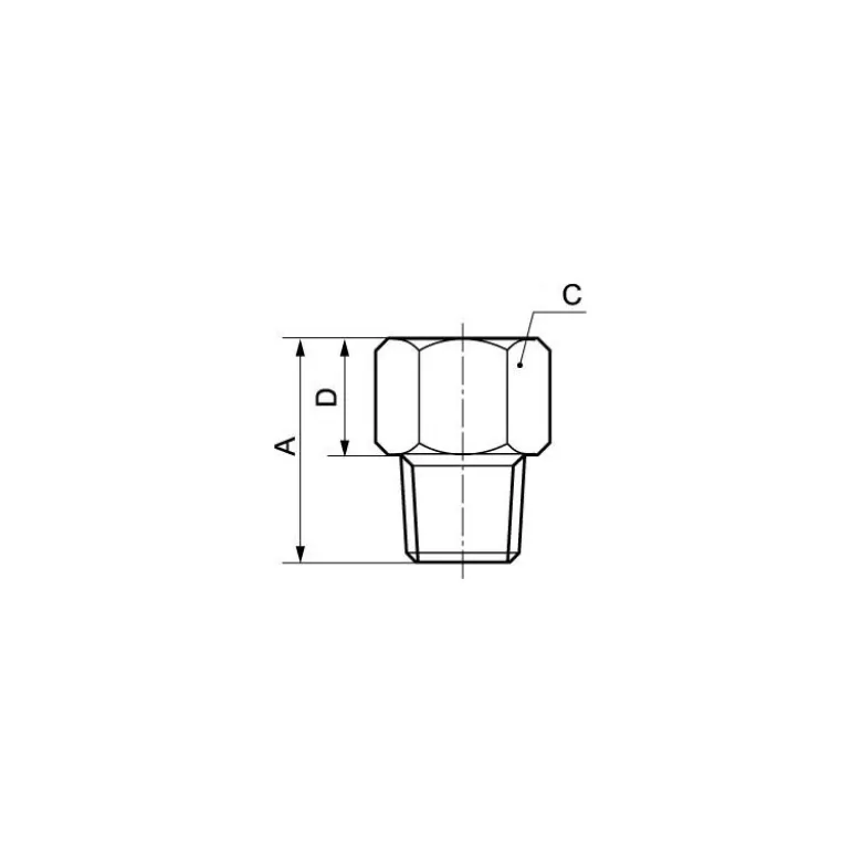 Prolongateur mâle / femelle cylindrique A5 Prevost