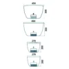 Protections tableaux de bord 4 pieces CLAS OC 1409