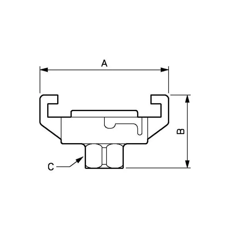 Raccord express filetage femelle G 1/4 à G 1 1/4 PREVOST