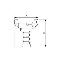 Raccord express pour tuyau Ø int. de 7mm à 25mm PREVOST