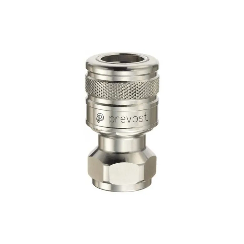 Raccord fileté femelle cylindrique (G 1/2 - G 3/4 - G 1 ) à passage libre PREVOST