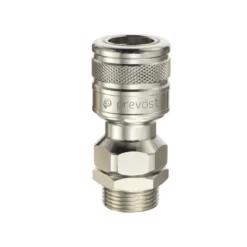 Raccord fileté mâle cylindrique à obturation (G 1/2 - G 3/4) PREVOST