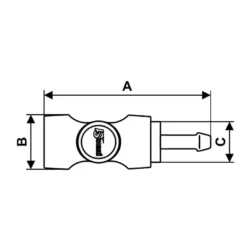 Raccord pour flexibles ISO 6150 B Prevost