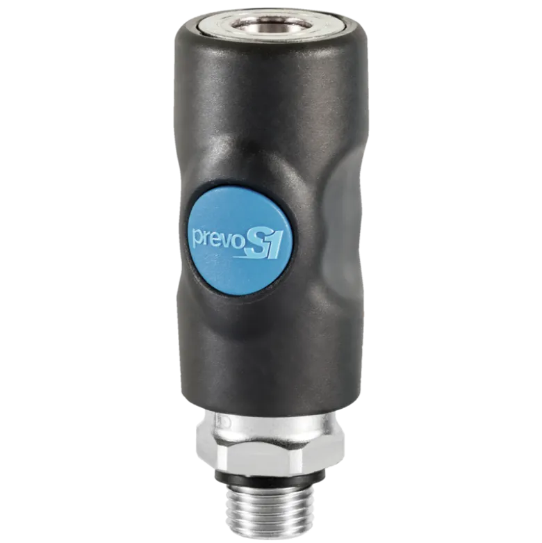 Raccord Prevost fileté mâle ISO 6150 B avec joint d'étanchéité