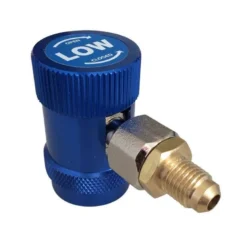 Raccord rapide r134a bp 90° f14x150 - m1/4" CLAS AC 9185