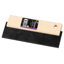 Raclettes caoutchouc noir monture bois pour joints SIDAMO