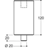 Rallonge 120Mm Pour Cric Hydro-Pneumatique At27Xx Poids-Lourds Cattini - Yak A02406