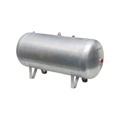 Réservoir d'air horizontal 900 L, 11 bar, en acier galvanisé à chaud, équipé NUAIR 42190011HE