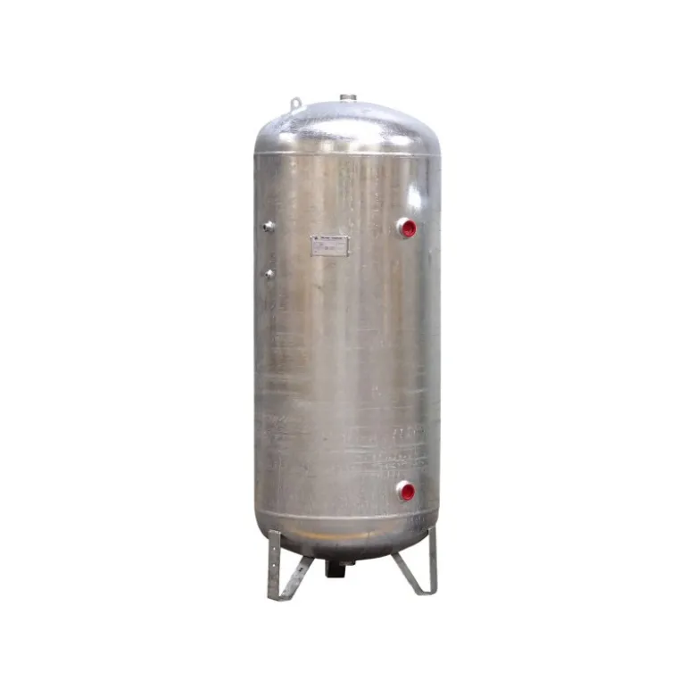 Réservoir d'air vertical 1500 L, 15 bar, en acier galvanisé à chaud, équipé NUAIR 424150015E