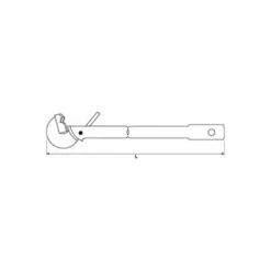 Sangle A Bride 25 Mm X 5 M - Jeu De 2 SAM Outillage - 371053