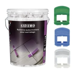Seau de croisillons auto-nivelants 2 mm 1000 pièces SIDAMO 11255303