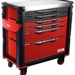 Servante 416-Axlz - 6 Tiroirs - 202 Outils - Maintenance Industrielle Sam Outillage - Cpp-202Xl