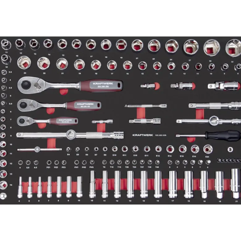 Servante d'atelier BT LINE BT700 7 tiroirs 189 pièces KRAFTWERK 102.381.517