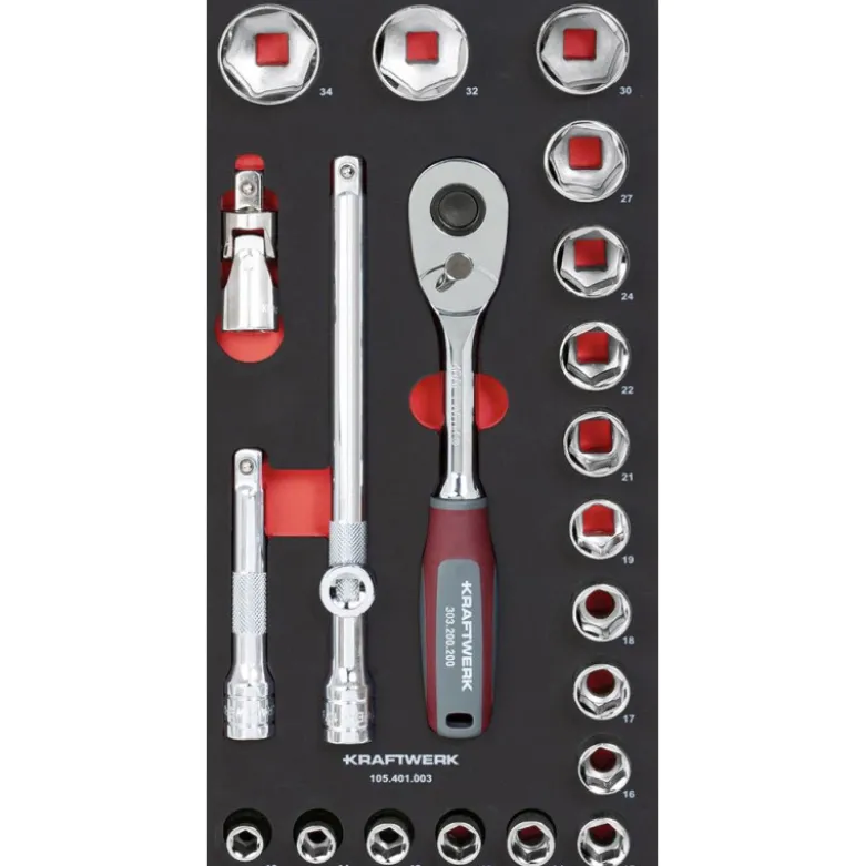 Servante d'atelier BT LINE BT700 8 tiroirs 143 pièces KRAFTWERK 102.118.101