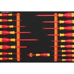 Servante d'atelier BT LINE BT700 7 tiroirs 111 outils VDE KRAFTWERK 102.117.431