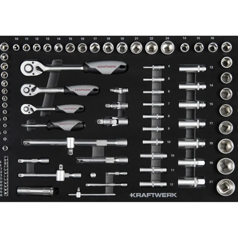 Servante d'Atelier BT700 8 Tiroirs BASIC 351 Pièces Kraftwerk - 102.118.107