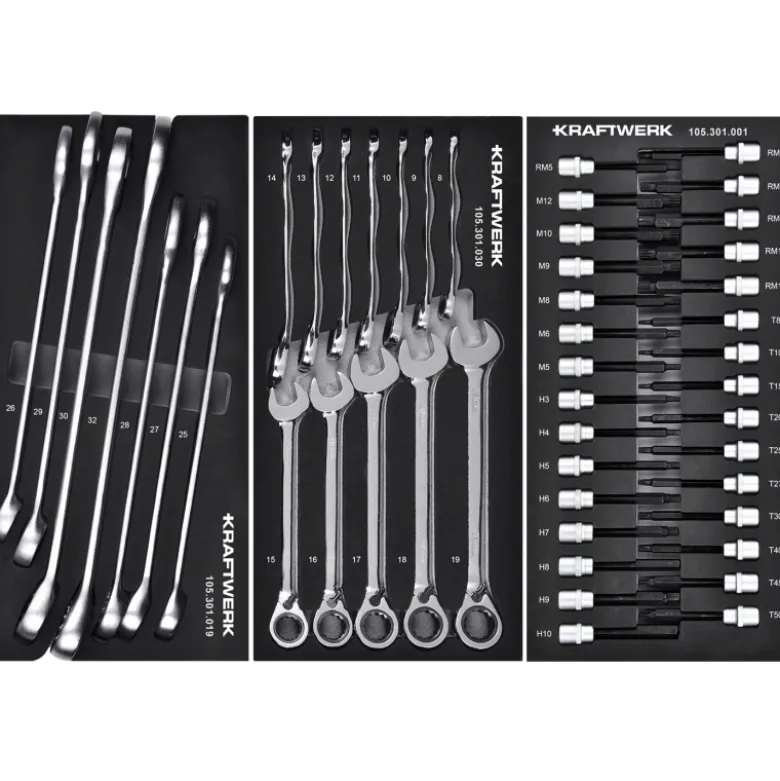Servante d'Atelier BT700 8 Tiroirs BASIC 351 Pièces Kraftwerk - 102.118.107