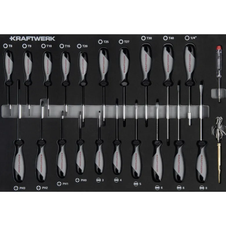 Servante d'Atelier BT700 8 Tiroirs BASIC 351 Pièces Kraftwerk - 102.118.107