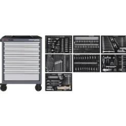 Servante d'Atelier BT700 8 Tiroirs BASIC 351 Pièces Kraftwerk - 102.118.107