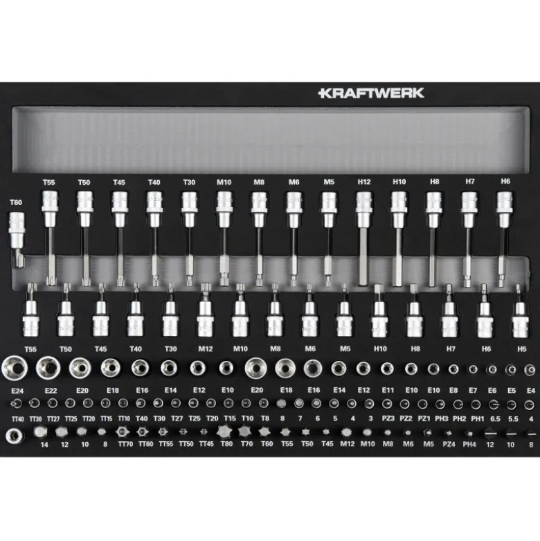 Servante d'Atelier BT700 8 Tiroirs BASIC 351 Pièces Kraftwerk - 102.118.107