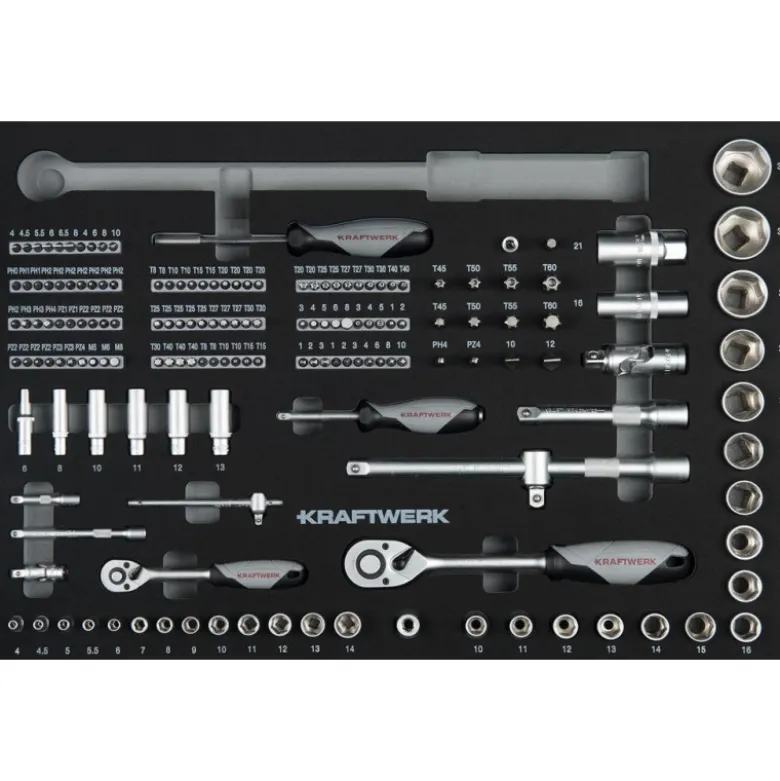 Servante d'atelier LT700 LINE, 7 tiroirs, 259 pièces KRAFTWERK - 102.107.214