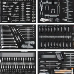 Servante d'Atelier LT700 - 7 Tiroirs équipée de 301 Outils KRAFTWERK - 102.107.204